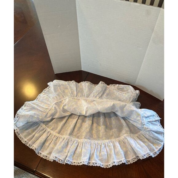 Vintage Pink Blue Yellow Lacey Girls Dress Size 24 Months - Picture 9 of 10